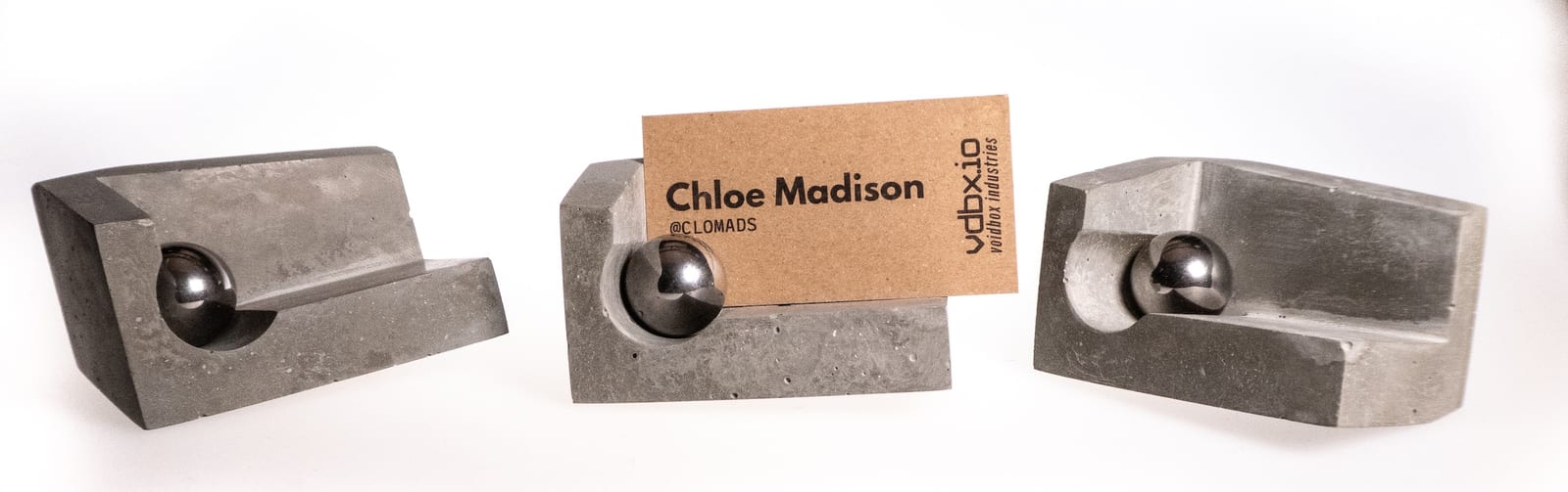 Concrete Business Card Holder