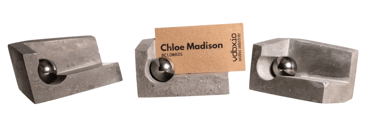 Concrete Business Card Holder